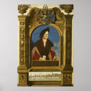 Jakob Fugger, from 'Geheim Ehrenbuch Poster