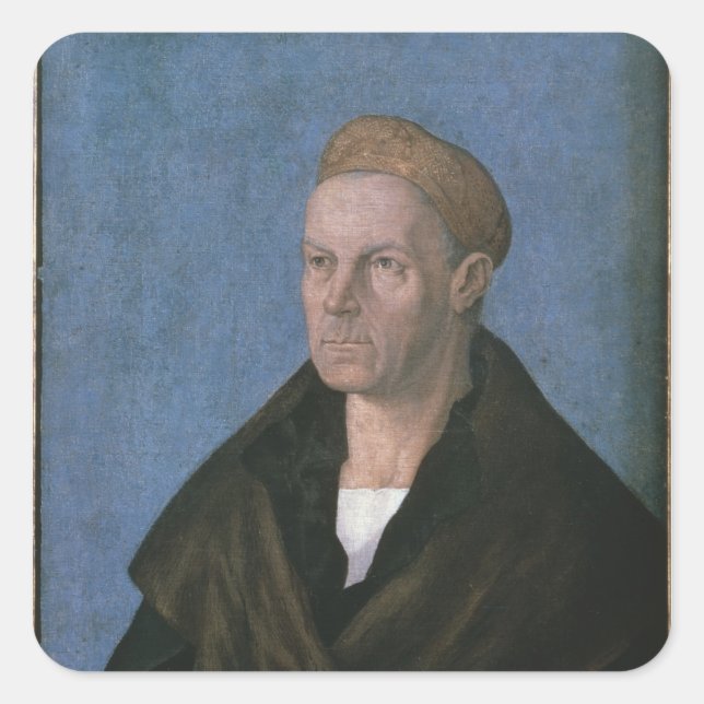 Jakob Fugger, the Rich Square Sticker (Front)