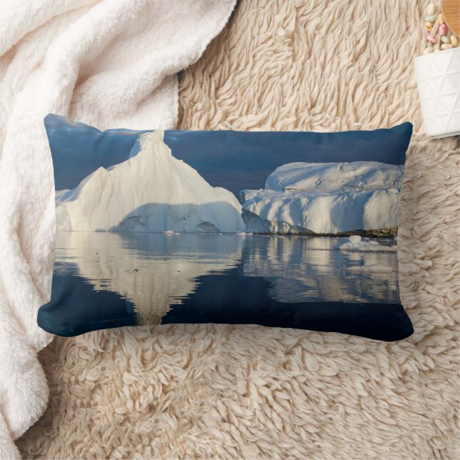 Jakobshavn Glacier Disko Bay Ilulissat, Greenland Lumbar Pillow (Blanket)