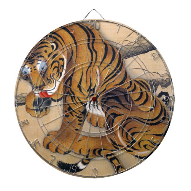 Jakuchu_ 虎 図 dartboard (Front)