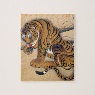 Jakuchu_Tiger Jigsaw Puzzle