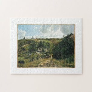 Jalais Hill, Pontoise 1867 Camille Pissarro Art Jigsaw Puzzle