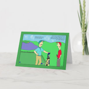 Jalapeno Chili Chien Golf Carte d'anniversaire