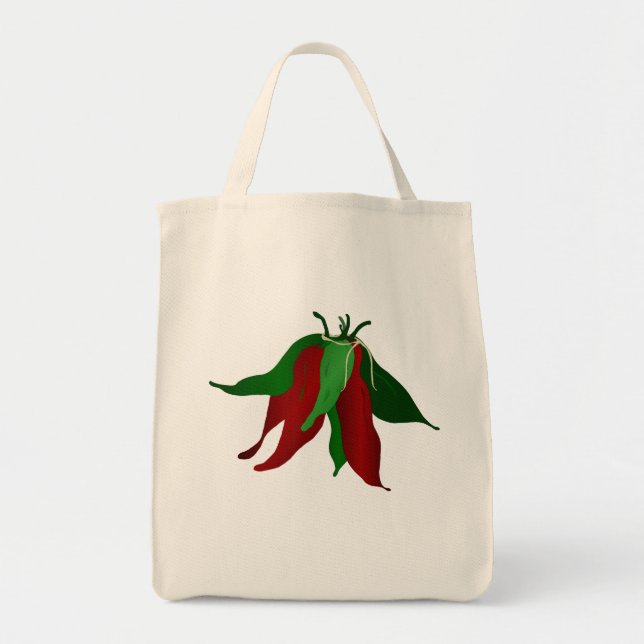 Jalapeno Grocery Tote Bag (Front)