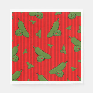Jalapeno Illustration Napkin