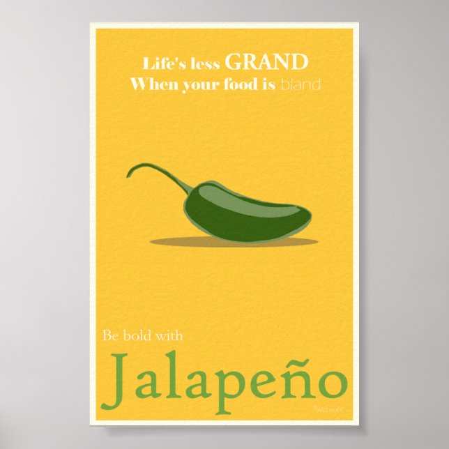 Jalapeno Promotional Poster - 4x6 (Front)