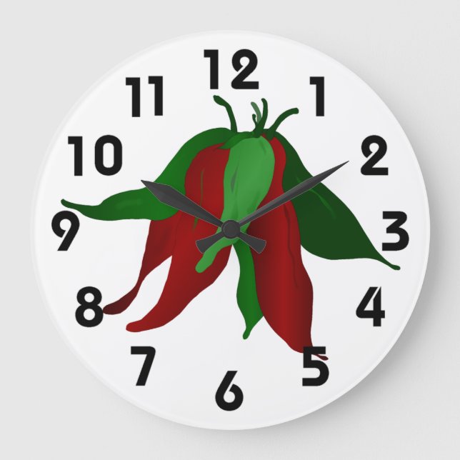 Jalapeno Wall Clock (Front)