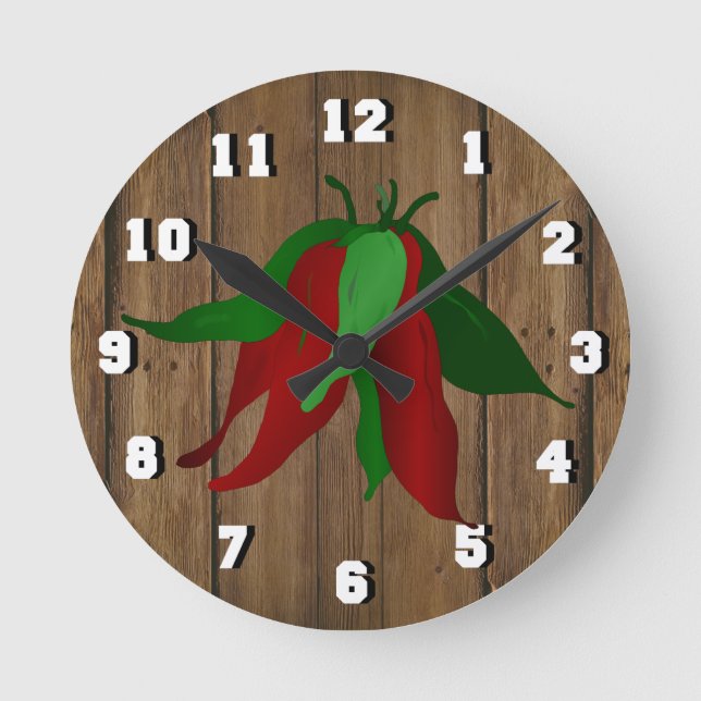Jalapeno Wall Clock (Front)