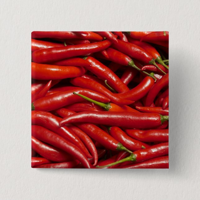 Jalapenos 2 Inch Square Button (Front)