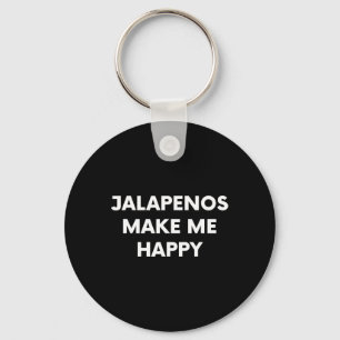 Jalapenos Funny Cinco De Mayo Humour Mexican Food Keychain