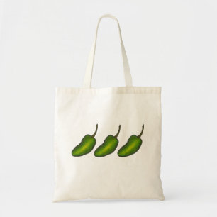 Jalapenos Green Hot Jalapeno Pepper Peppers Tote