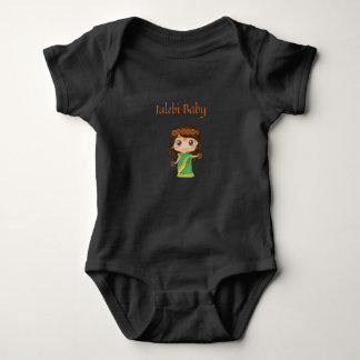 jalebi baby ornament bodysuit