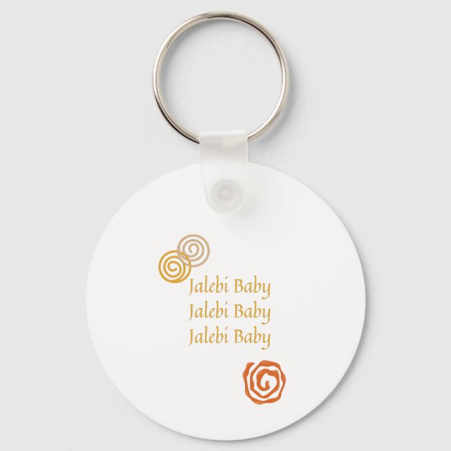 jalebi baby tank top keychain (Front)
