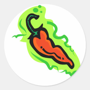 Jalepeno Classic Round Sticker
