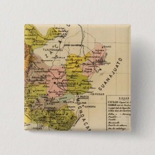 Jalisco, Mexico 2 Inch Square Button
