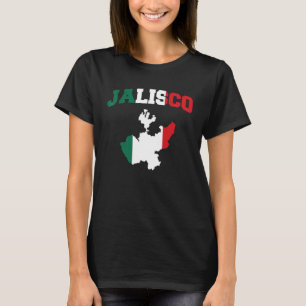 Jalisco Mexico Guadalajara Puerto Vallarta Flag Co T-Shirt