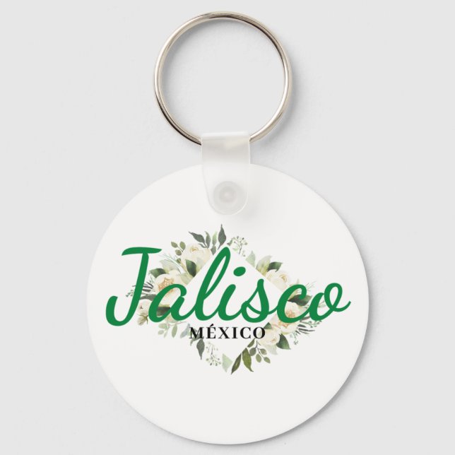 Jalisco Mexico Travel Destination Bridesmaid  Keychain (Front)