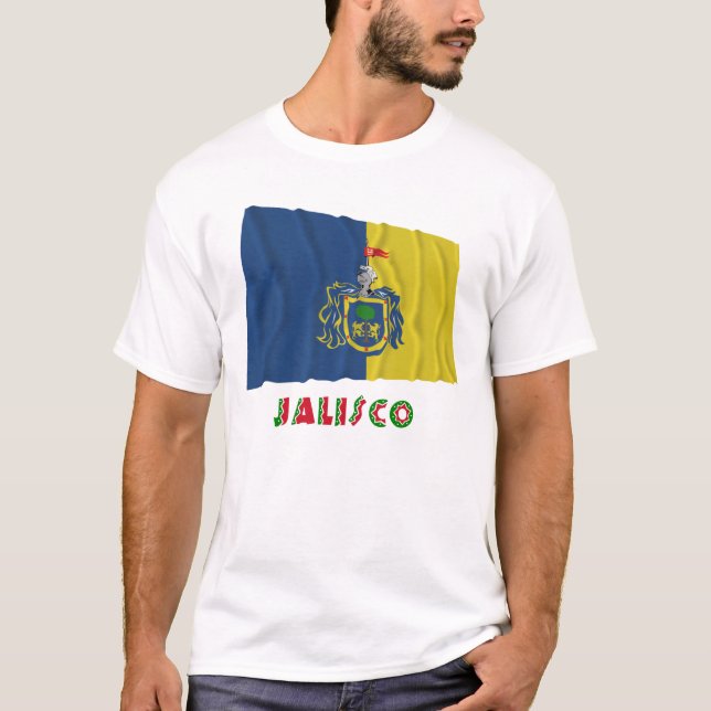 Jalisco Waving Flag T-Shirt (Front)