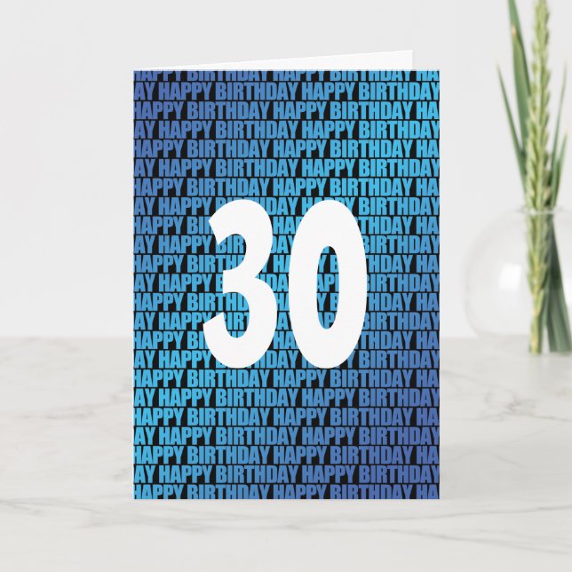 Jalon Joyeux anniversaire N'importe quelle carte d (Devant)