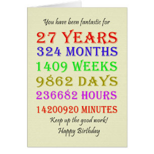 Jalons du 27e anniversaire