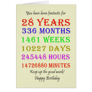 Jalons du 28e anniversaire
