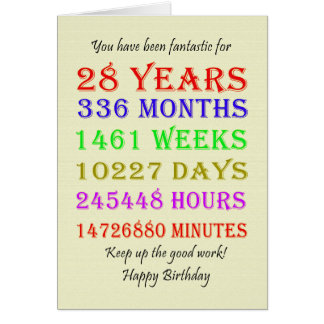 Jalons du 28e anniversaire