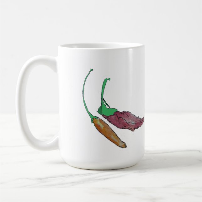 Jalopeno Peppers Coffee Mug (Left)