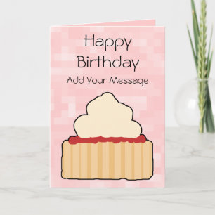 Jam and Cream Scone. Card
