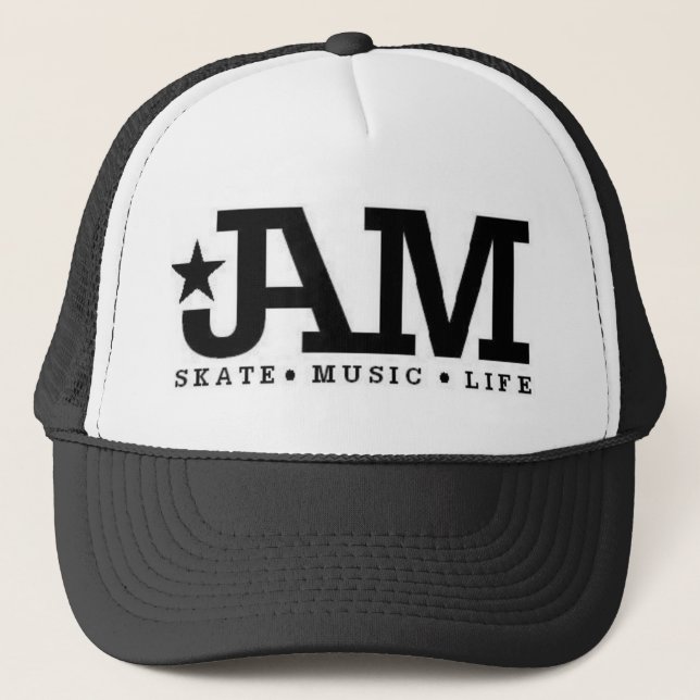 Jam- black skate hat (Front)