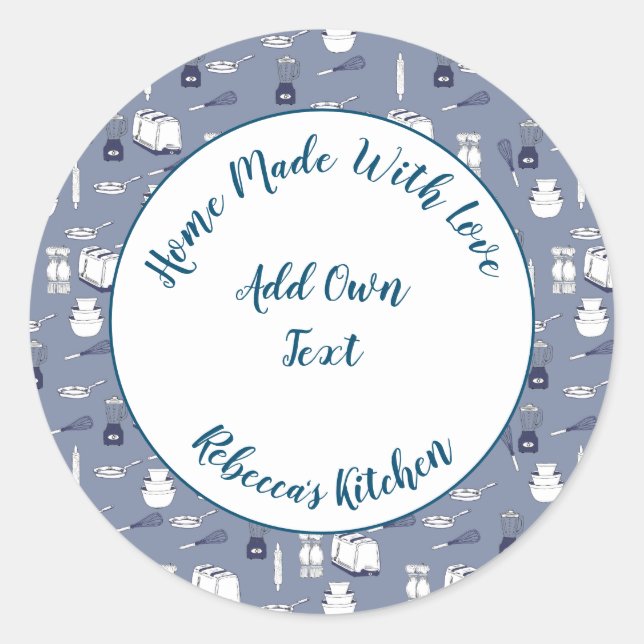 Jam Canning Label  | Homemade Product Label (Front)