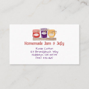 Jam et Jelly Carte de visite
