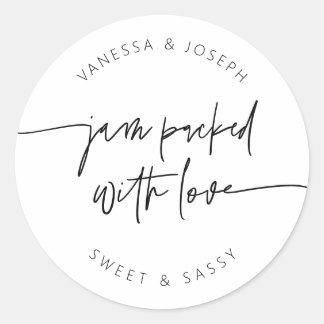 Jam Jar Étiquette mariage Favor Sticker produit G4