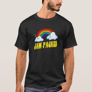 Jam packed Cute  Sarcastic Retro Vintage 80's Rain T-Shirt