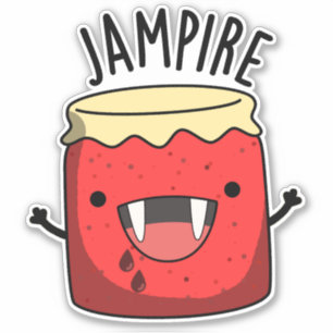 Jam-pire Funny Vampire Jam Pun 