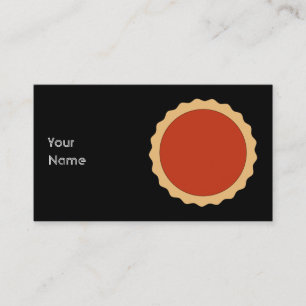 Jam Tart. Strawberry Red. Business Card