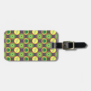 Jamahiri ® Libya   Africa Pattern  Luggage Tag