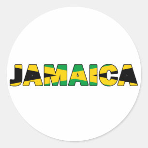 Jamaica 007 classic round sticker