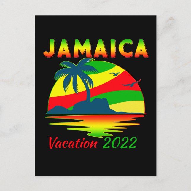 Jamaica 2022 Cruise Vacation Group Matching  Postcard (Front)