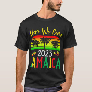 Jamaica 2023 Here We Come Matching Family Vacation T-Shirt