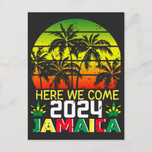 Jamaica 2024 Here We Come Postcard