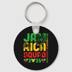 Jamaica 2025 Vacation Trip Matching Family Squad G Keychain
