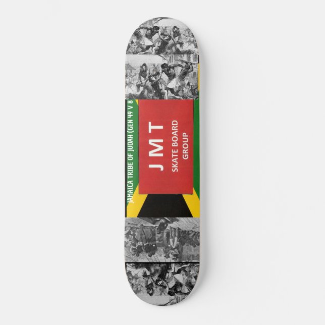 JAMAICA 202 YR BLACK SLAVE WAR Skateboard (Front)