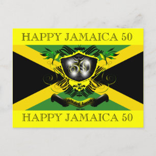 Jamaica 50 Celebration Postcard