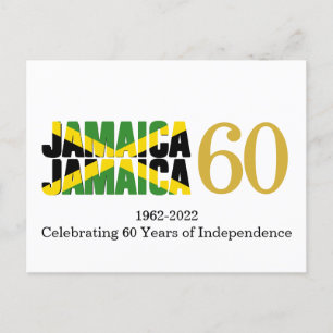 JAMAICA 60th Anniversary Independence Postcard