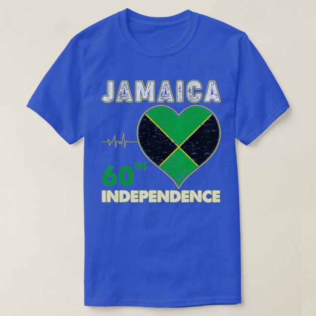 Jamaica 60th independence Day 1962 2022 Jamaican M T-Shirt (Design Front)