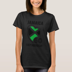 Jamaica 60th Independence Day Heart Jamaica 60 Ind T-Shirt