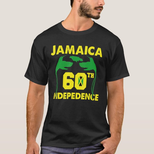 Jamaica 60th Independence Proud To Be Jamaican 7 T-Shirt (Front)