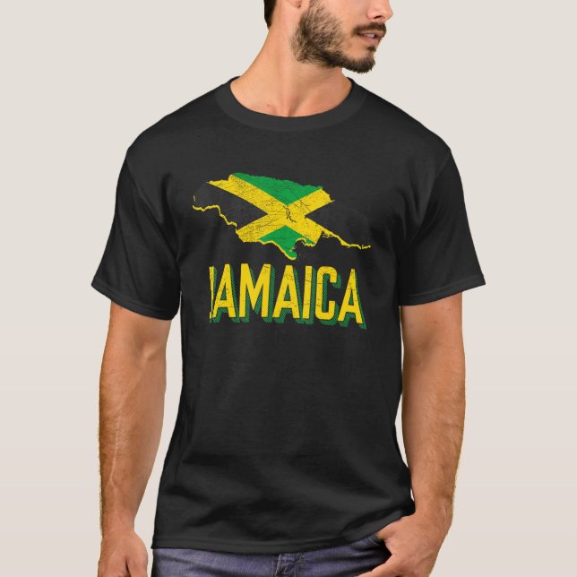 Jamaica 60th Independence Proud To Be Jamaican 8 T-Shirt (Front)