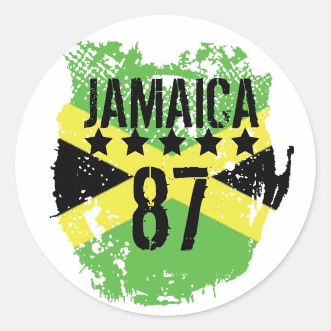 Jamaica 87 Sticker (Front)
