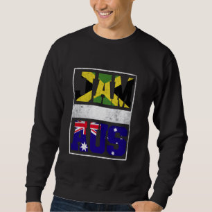 Jamaica and Australia Mix Heritage Jamaican Austra Sweatshirt